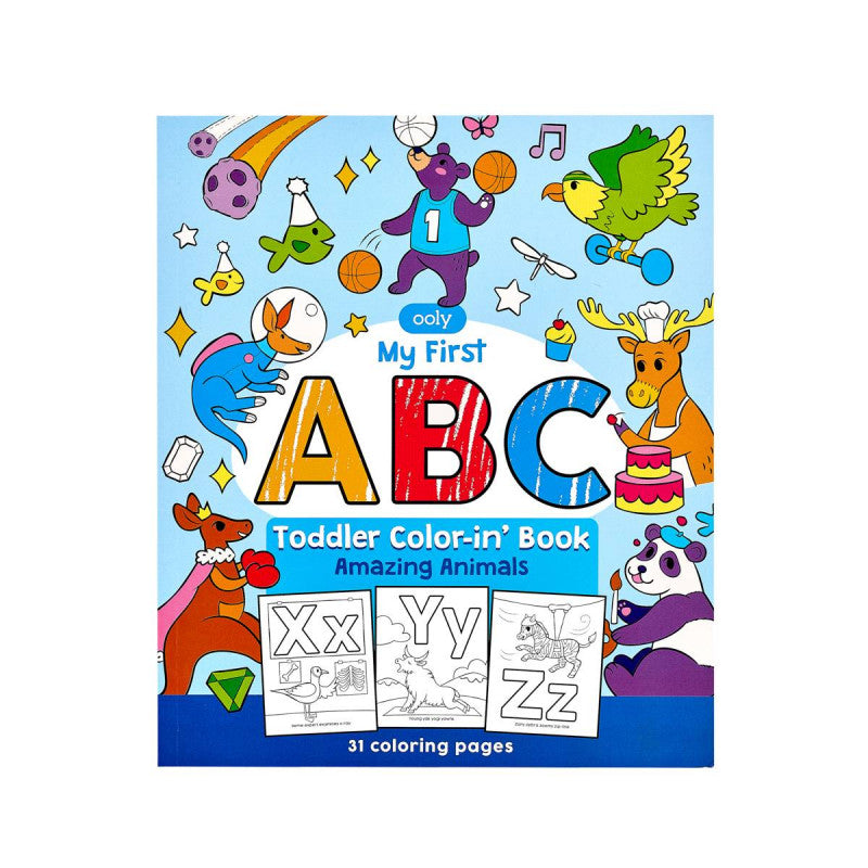 OOLY | ABC-Amazing Animals Toddler Coloring Book