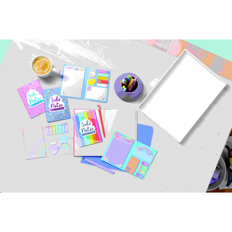 OOLY | Side Notes Sticky Tab Note Pad - Happy Day