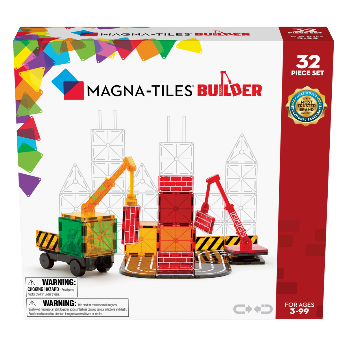 Magna-Tiles | Μαγνητικά Πλακίδια Builder Set 32-Piece
