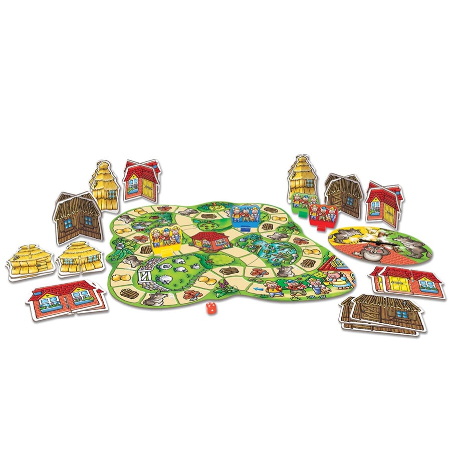 Orchard Toys | Εκπαιδευτικό Επιτραπέζιο Παιχνίδι "3 μικρά γουρουνάκια" Για Παιδιά 3-6 ετών