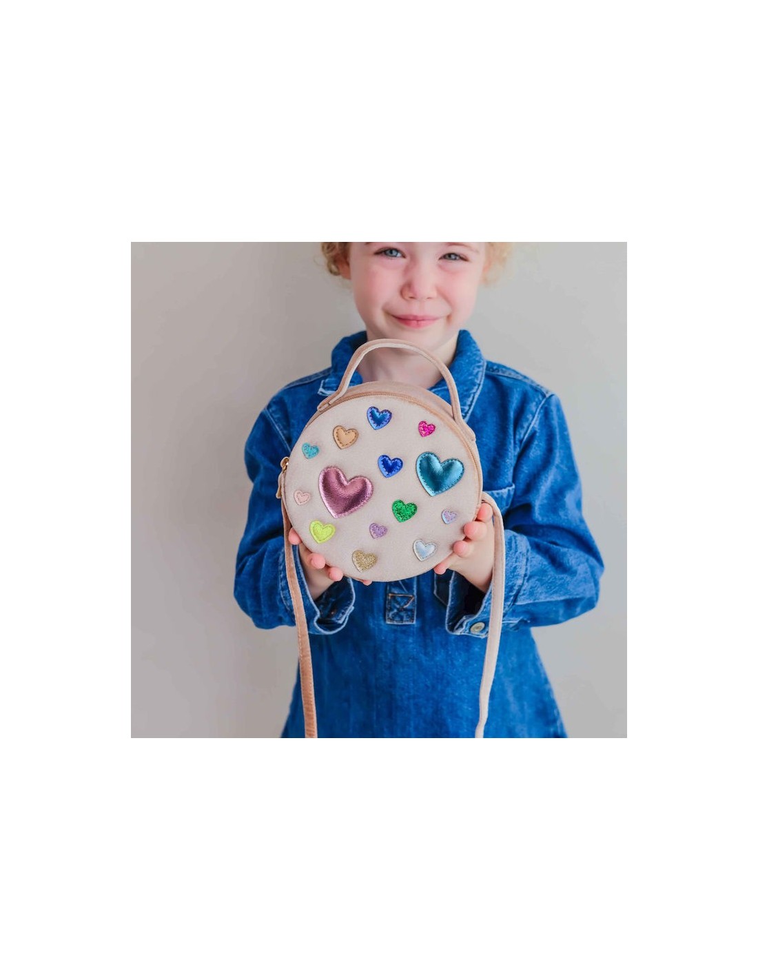 Mimi & Lula | Scatter Heart Velvet Bag