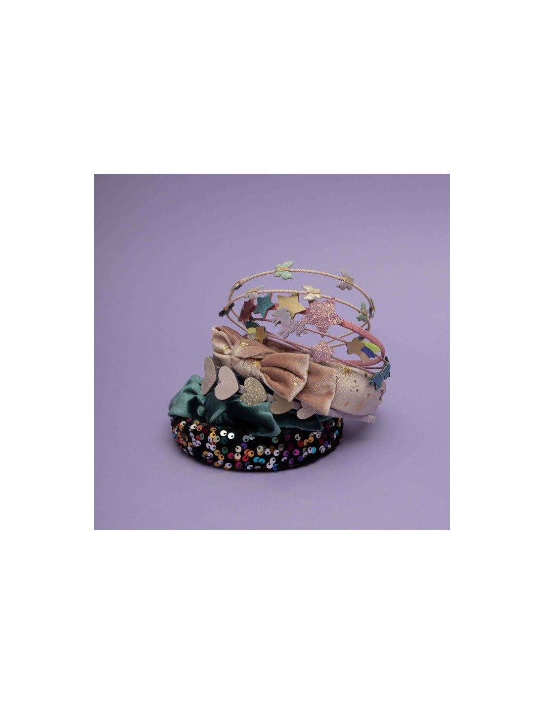 Mimi & Lula | Velvet Starry Edie Bow Headband