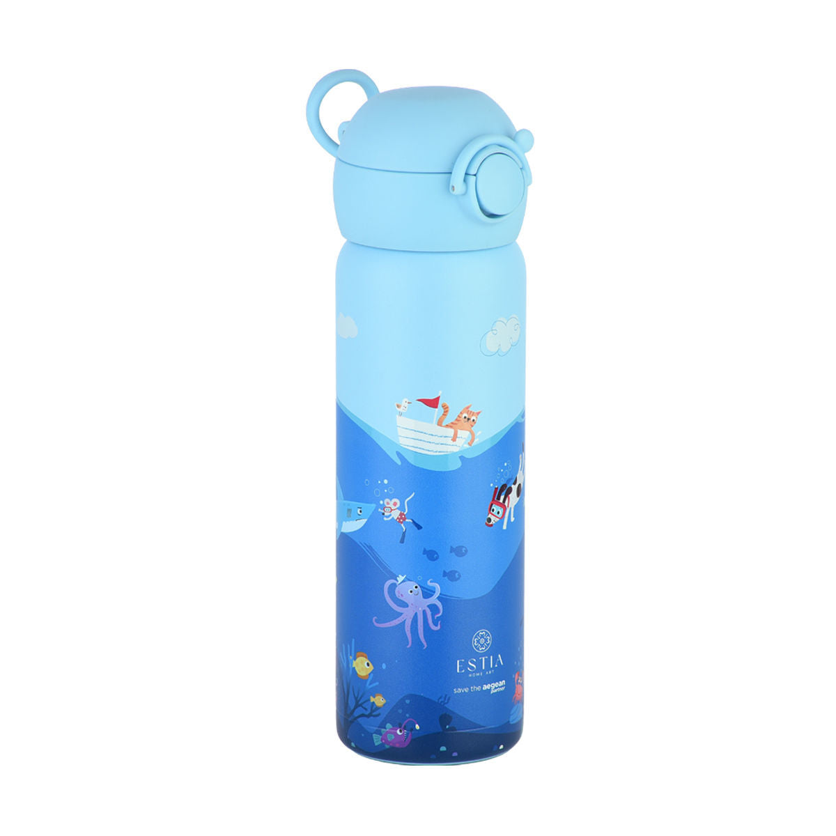 Estia | Θερμός Παιδικό Save the Agean 500ml Ocean Play