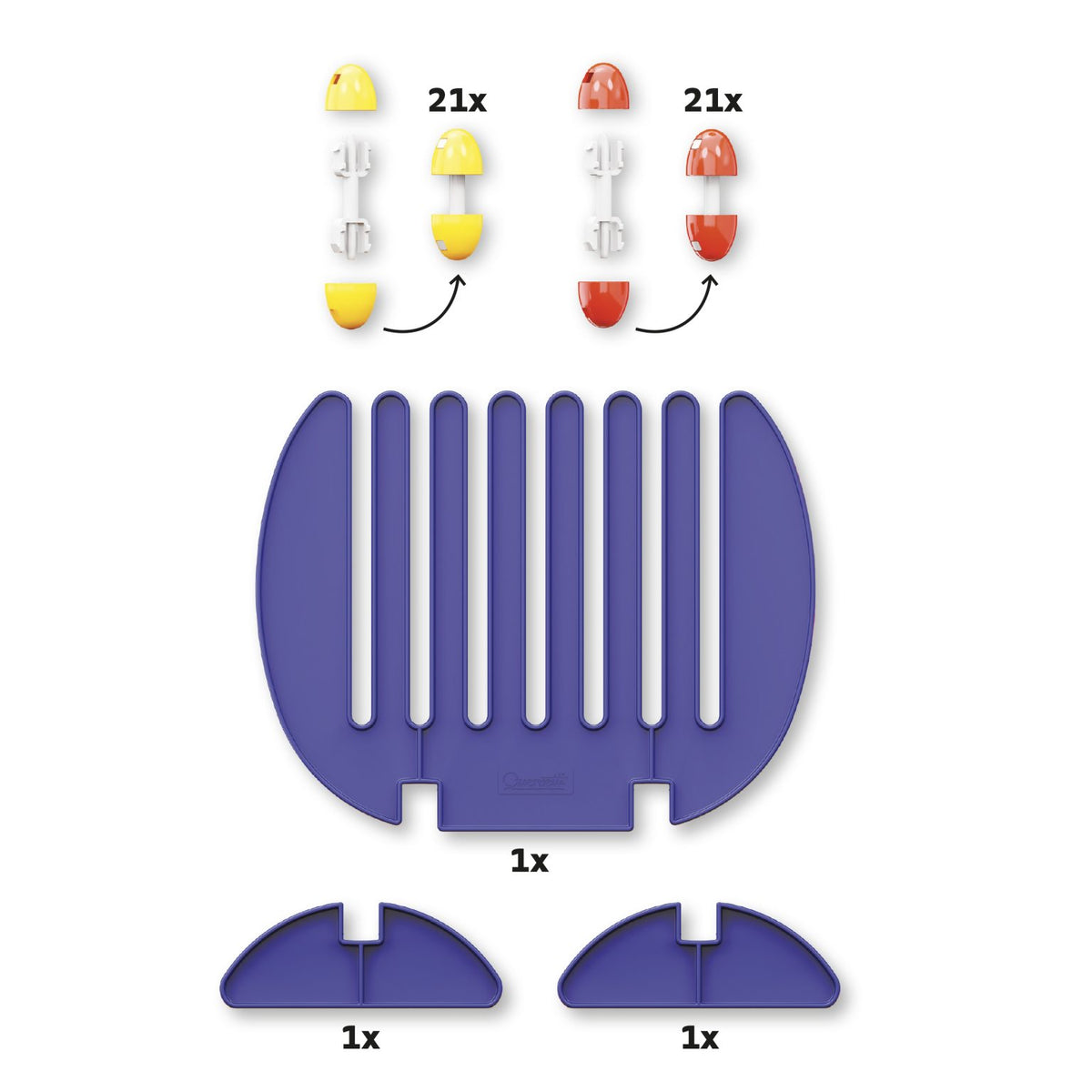 Quercetti | FOUR PEGS 42pcs 26x26x6 3+