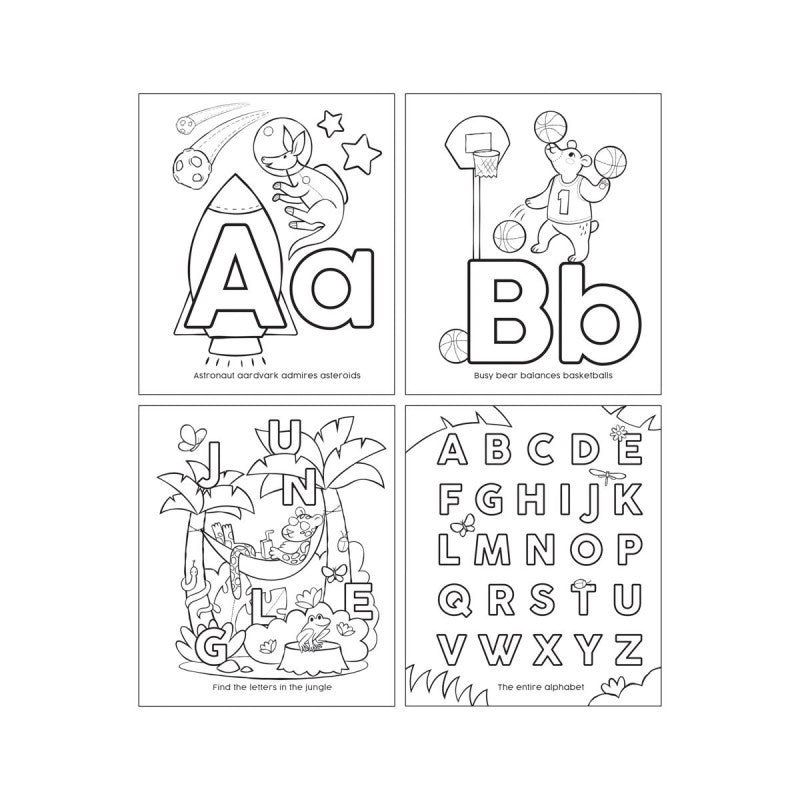 OOLY | ABC-Amazing Animals Toddler Coloring Book