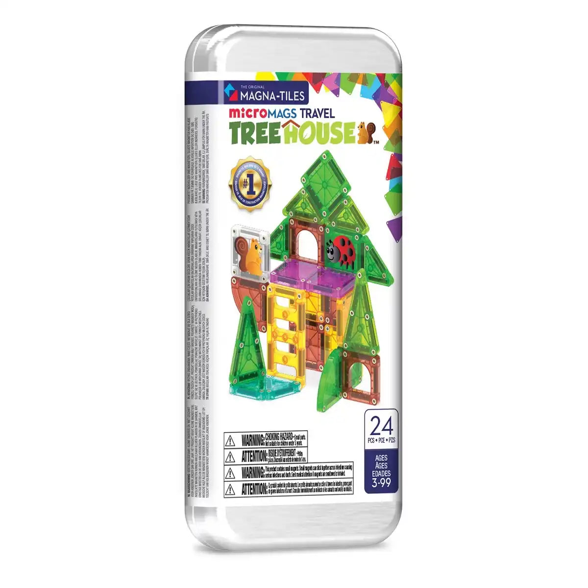Magna-Tiles | Treehouse Travel 24 Τεμάχια
