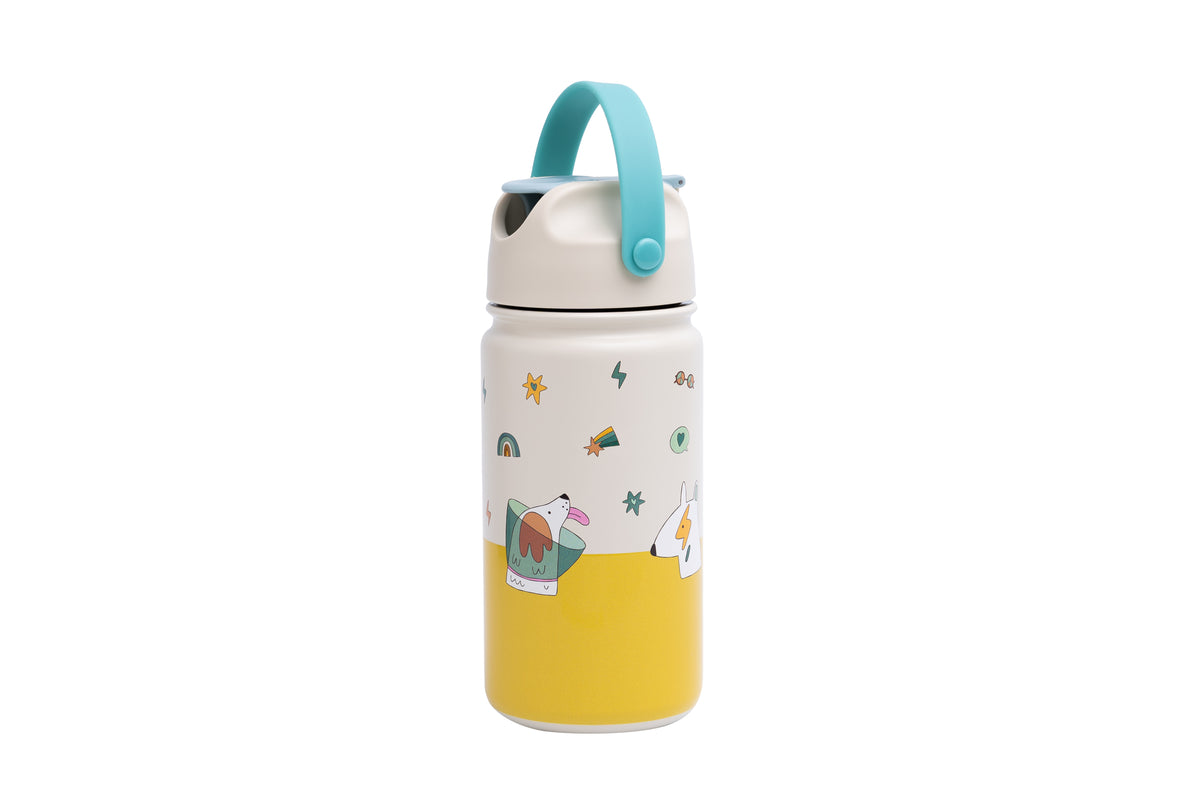 The Cotton Cloud | Stainless Steel Bottle Funky Dog