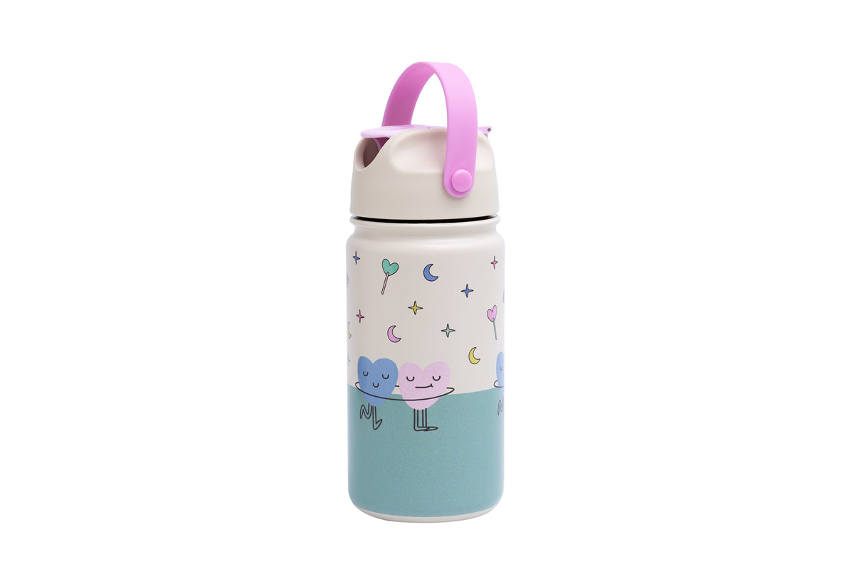 The Cotton Cloud | Stainless Steel Bottle Dancing Heart