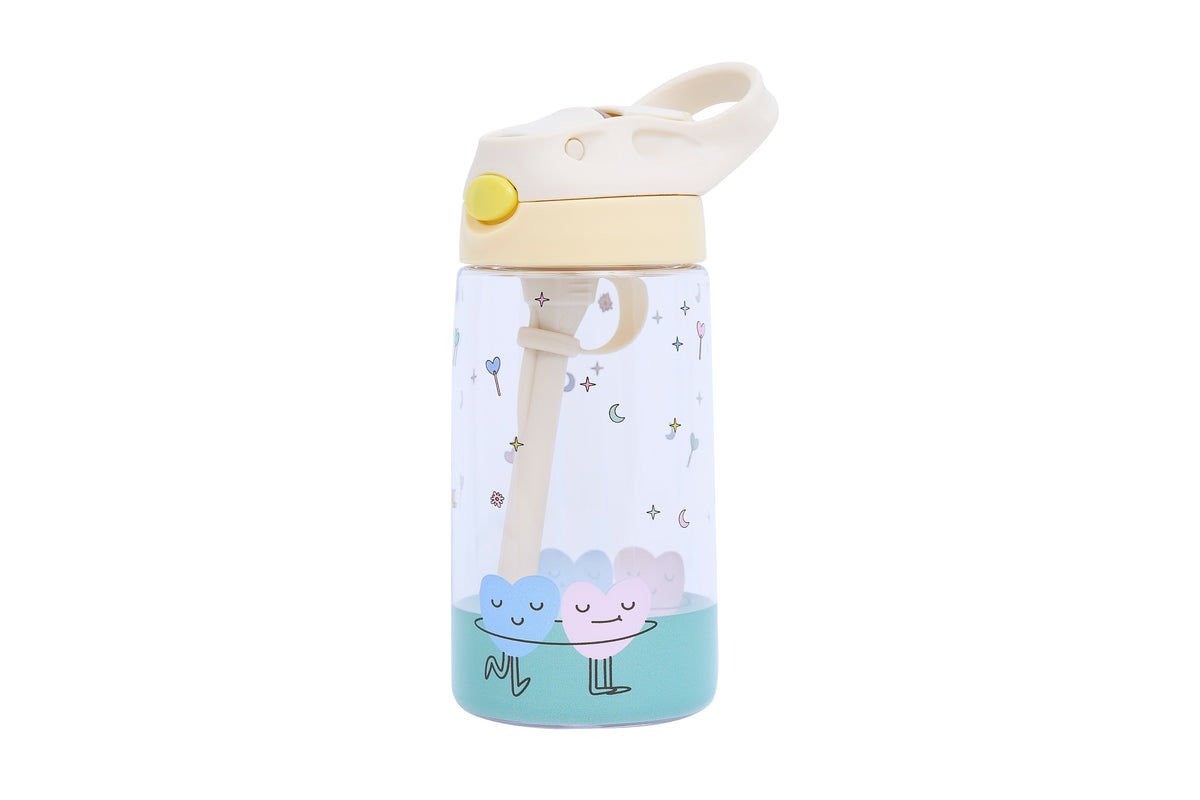 The Cotton Cloud | Tritan Bottle Dancing Hearts