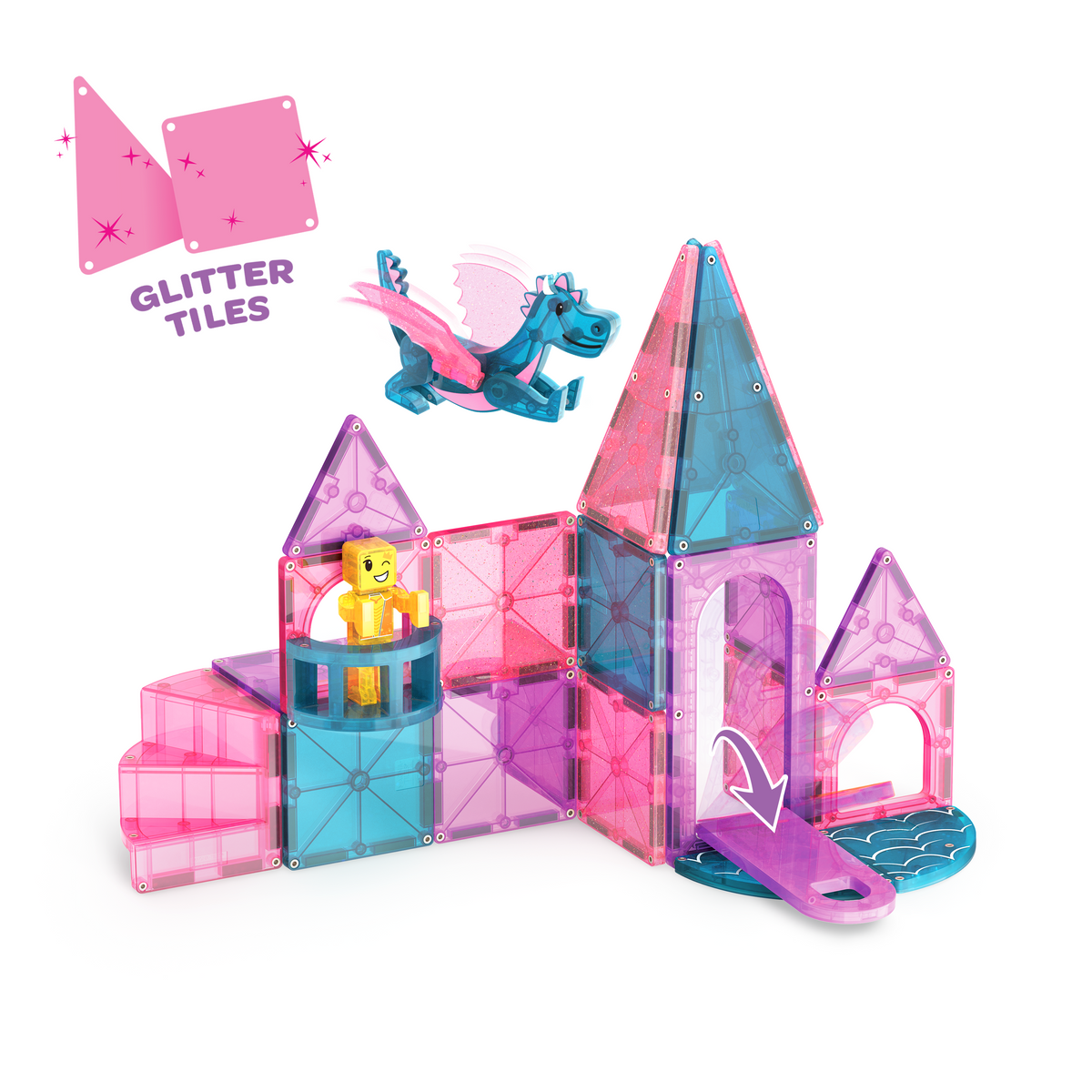 Magna-Tiles | Μαγνητικά Πλακίδια Castle 25-Piece Set