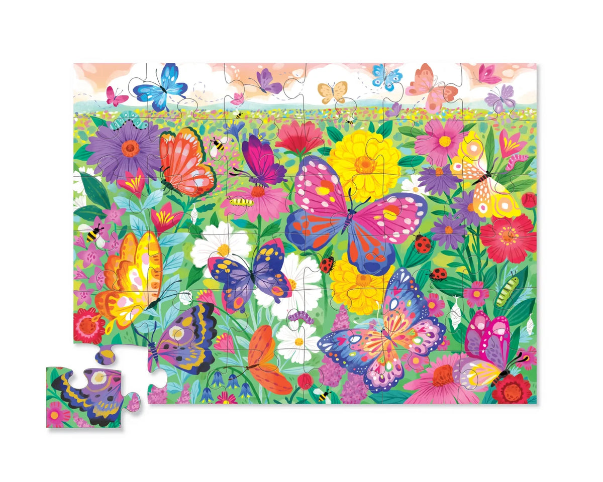 Crocodile Creek | Buttefly Garden Floor Puzzle