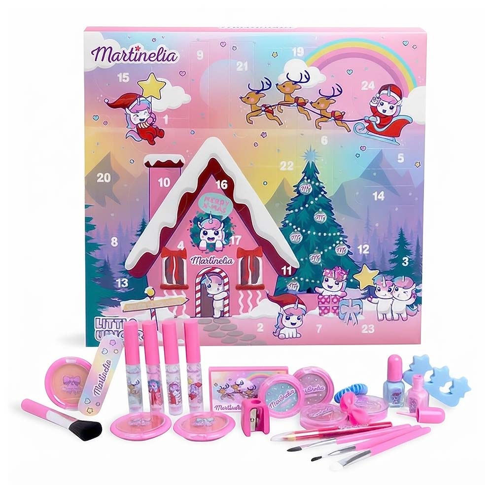 Martinelia | Little Unicorn Advent Calendar Παιδικό Ημερολόγιο με Καλλυντικά και Αξεσουάρ 24 Ημερών