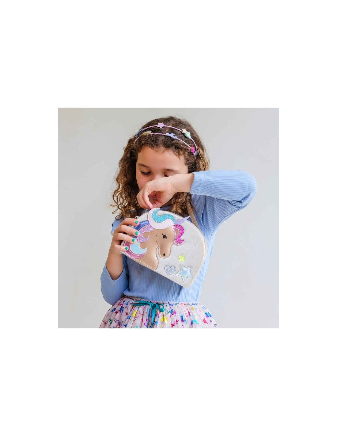 Mimi & Lula |  Velvet Unicorn Bag