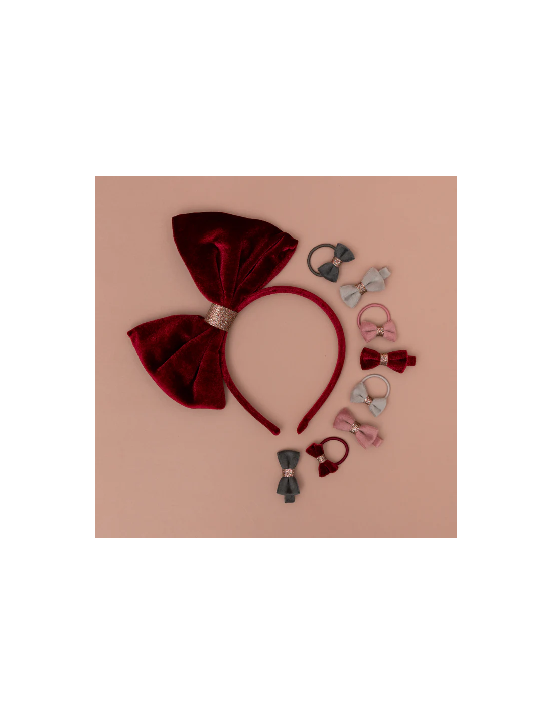 Mimi & Lula | Christmas Giant Velvet Bow Alice