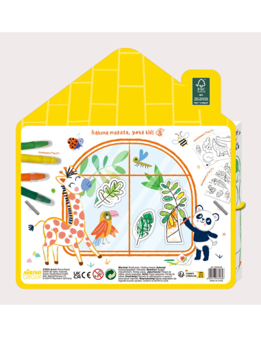 Haku Yoka | Window Art - Jungle Animals